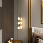 Glass Pendant Lamp Interior Decorative Lights Home Living Room Bedside Hanging Lighting - Image 2