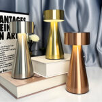 Simple Rechargeable Desk Lamp Retro Portable Charging Touch Usb LED Desk Lamp - Image 2