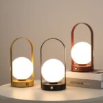 Factory Direct Sale Retro Hanging Metal Night Light With Handle Bedroom Bedside Lamps - Image 2