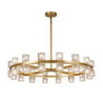 Office Nordic Drop Crystal Luxury Modern Led Chandeliers Pendant Light