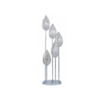 Modern Wrought Iron Floor Lamp With Crystal For Living Room Decoration