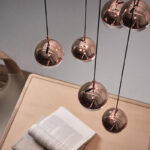 Hot Sale Modern Fancy Single Acrylic Globe Ball Hanging Pendant Lamp Light For Apartment Home - Image 4