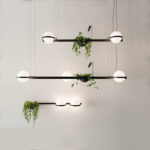 Outdoor Waterproof Solar Moon Flower Pot Wall Lamp Garden Landscape Light for Villa Terrace Balcony Courtyard - Image 2