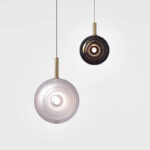 Creative Retro Ceiling Chandelier Lamp For Home Bar Glass Ball Pendant Light Fixtures - Image 2