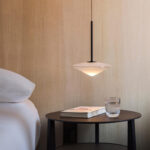 Glass Chandelier Bedroom Nordic Living Room Hotel Modern Creative Bedside Lamp - Image 2