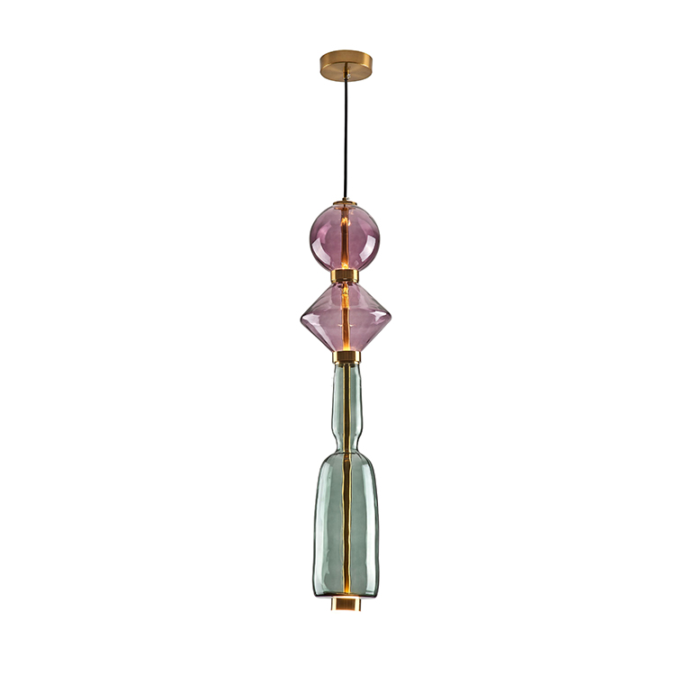 OGS-GPL395J (1) Glass Chandelier Modern Pendant Lights For Living Room Restaurant Decorative Pendant Lights - Image 1