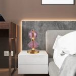 Purple Home DecorativeLED Table Lamp Decorative Lamps For Desk Living Room Bedroom - Image 3