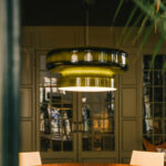 Bedroom Minimalist Hand Blown Green Glass Lampshade Pendant Light Chandelier - Image 3