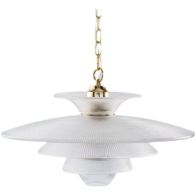 OGS-GPL401 (1) Modern Living Room Decorative Pendant Light Clear Glass Suspension Lamps Chandelier - Image 1