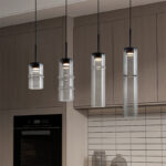 Simple Modern Lamps Home Decor Pendant Lamp Living Room Bedroom Glass Led Chandelier - Image 2