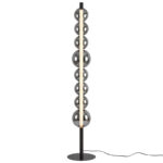 Luxury Modern Decorative Living Room Hotel Blown Glass Ball Lampshade Led Floor Lamp