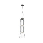 Minimalist LED Floor Lamp With Cylindrical Glass Vertical Angle Light For Living Room And Bedroom - Image 3