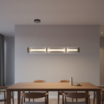 Minimalist restaurant bar counter cashier counter designer studio tea room coffee shop guesthouse single row pendant lamp - Image 3