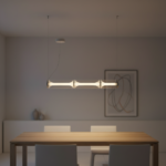 Minimalist restaurant bar counter cashier counter designer studio tea room coffee shop guesthouse single row pendant lamp - Image 4