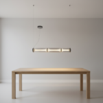 Minimalist restaurant bar counter cashier counter designer studio tea room coffee shop guesthouse single row pendant lamp