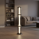 Italian living room glass atmosphere-sensing floor lamp - Nordic designer model room - modern minimalist artistic floor lamp - Image 4
