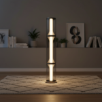 Italian living room glass atmosphere-sensing floor lamp - Nordic designer model room - modern minimalist artistic floor lamp - Image 5