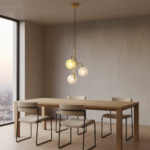 French light luxury style living room chandelier modern simple style hallway light dining room lamp - Image 7