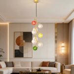 French light luxury style living room chandelier  simple and modern style hallway light individual and creative style antique style restaurant lighting fixtures