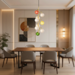French light luxury style living room chandelier  simple and modern style hallway light individual and creative style antique style restaurant lighting fixtures - Image 2