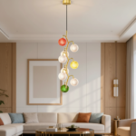 French light luxury style living room chandelier  simple and modern style hallway light individual and creative style antique style restaurant lighting fixtures - Image 3