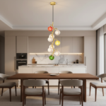 French light luxury style living room chandelier  simple and modern style hallway light individual and creative style antique style restaurant lighting fixtures - Image 4