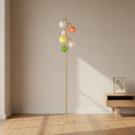Nordic modern minimalist and cozy atmosphere floor lamp, sofa lamp, bedroom lamp, bedside standing floor lamp - Image 6