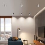 Background Wall Exhibition Hall Ceiling Adjustable LED Surface Mounted Folding Spotlight - Image 2