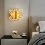 Art Design Butterfly Sconce Wall Lamp Led 8W Decorate Home Hotel Living Room - Image 4