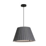 Modern Indoor Grey Fabric Sound Absorbing Pendant Light For Retro Loft Kitchen Felt Lamps