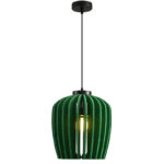 Office Lighting Deep Grey Felt Acoustic Eco-friendly New Material Absorb Noise Pendant Lamps