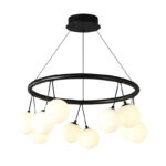 Italian Living Room Creative Black Cherry Dining Room Children's Room Bedroom Pendant Light