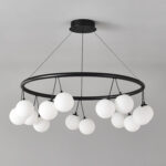 Italian Living Room Creative Black Cherry Dining Room Children's Room Bedroom Pendant Light - Image 7