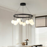 Italian Living Room Creative Black Cherry Dining Room Children's Room Bedroom Pendant Light - Image 5