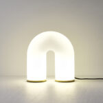 Hot Sale Modern Style Bedroom Decoration Gold Metal White Plastic LED Table Desk Lamp - Image 10