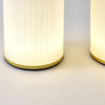 Hot Sale Modern Style Bedroom Decoration Gold Metal White Plastic LED Table Desk Lamp - Image 7