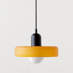 Nordic Retro Danish Colored Macaron Glass Chandelier Pendant Lamp - Image 5
