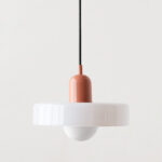 Nordic Retro Danish Colored Macaron Glass Chandelier Pendant Lamp - Image 9