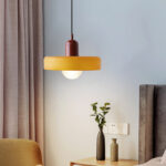 Nordic Retro Danish Colored Macaron Glass Chandelier Pendant Lamp - Image 21