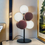 Magic Bean Living Room Dining Room Villa Modern Light Luxury Colorful Grape Table Lamp - Image 2