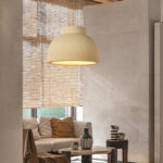 Japanese Aesthetic Creative Modern Simple Pendant Light Resin Design Hanging Lamp - Image 3