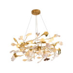 Custom Modern Ceiling Wood Black And White Chandelier For Dining Room Bedroom