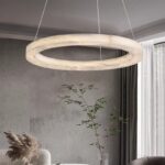 Marble chandelier Luxurious living room lighting fixture Modern minimalist creative design Highend and elegant bedroom lighting product - Image 3
