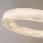 Marble chandelier Luxurious living room lighting fixture Modern minimalist creative design Highend and elegant bedroom lighting product - Image 5