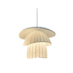 Modern Style Silk Pendant Chandelier Indoor Light For Hotel & Home Bedroom Decoration