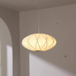Silk Pendant Lamp For Modern Hotel and Home Bedroom Lighting Indoor Chandelier - Image 2