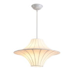 Silk Hanging Lamp Fabric Design Pendant Light Chandelier for Living Room Dining Room