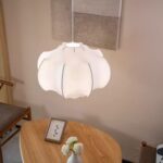 Silk Chandelier Living Room Bedroom Restaurant Homestay Simple Creative Cream Room Lamp - Image 2
