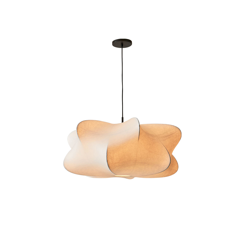 OGS-NS11 (1) Silk Chandelier Modern Style Bedroom Japanese Living Room Tea Room Shaped Dining Chandelier - Image 1