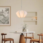 Silk Chandelier Medieval Wabi-sabi Style Living Room Lamp French Cream Style Decorative Lamp - Image 2